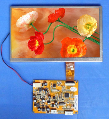 【彩色液晶显示模组 7寸LCD屏 LED背光】价格,厂家,图片,显示相关元器件,中山市高视达电子科技-